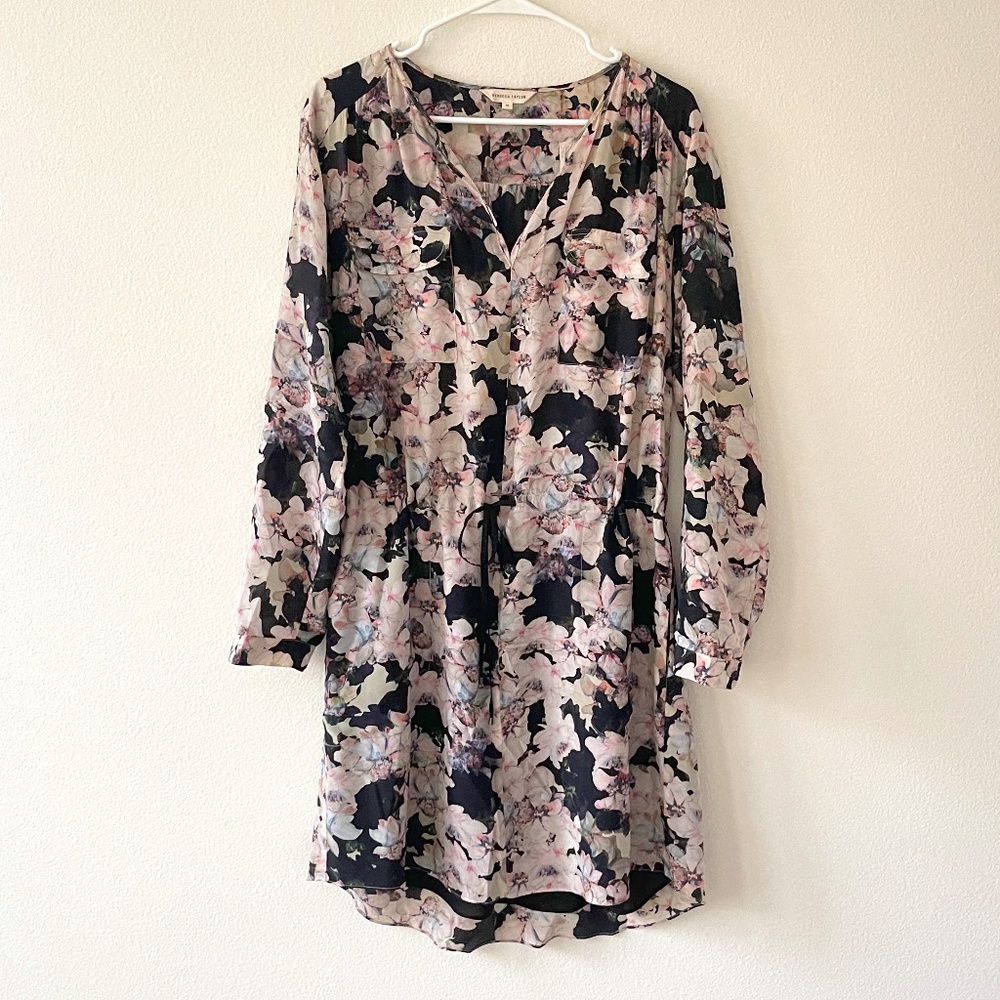 Rebecca Taylor Floral Long Sleeve Dress 12